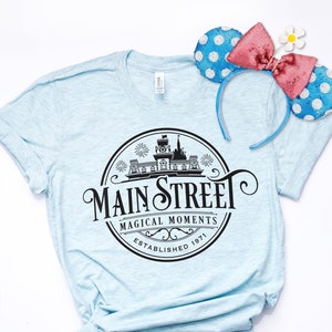 Disney Main Street USA Shirt for Men and Women, Disney Vacation Shirt, Disney Cruise Shirt, Disney Family Vacation Shirt, Walt Disney Shirt image 1