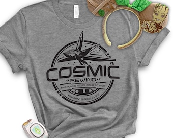 Cosmic Rewind, Disney, Koszulka EPCOT, Koszulka Cosmic Rewind, Wakacje Disney, Koszulka WDW, Unisex, Epcot, Strażnicy Galaktyki, Mężczyźni, Kobiety,
