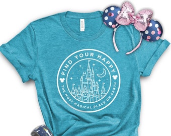 Rue principale de Disney, Magic Kingdom, château de Cendrillon, vacances Disney, chemise croisière Disney, chemise vacances en famille Disney, chemise Walt Disney
