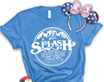 Disney Splash Mountain Shirt, Disney Mountains, Disney Shirt for Men, Disney Family Shirt, Disney Vacation, Splash Mountain, Disney Shirt