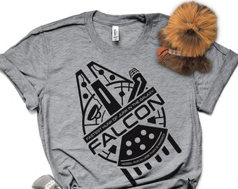 Star Wars Galaxy's Edge T-Shirt, Galaxy's Edge Tee, Star Wars T-Shirt, Disney Shirt, Disney Shirt for Men, Millennium Falcon Shirt, Family