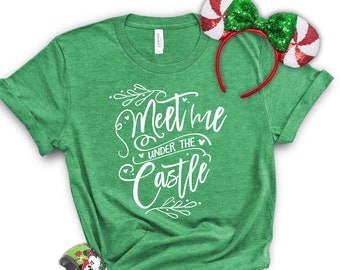 Disney Christmas Shirt, Disney Holiday Shirt, Disney X-mas Shirt, Disneyland Shirt, Disney Castle Shirt, Magic Kingdom, Mickey Shirt, Mickey