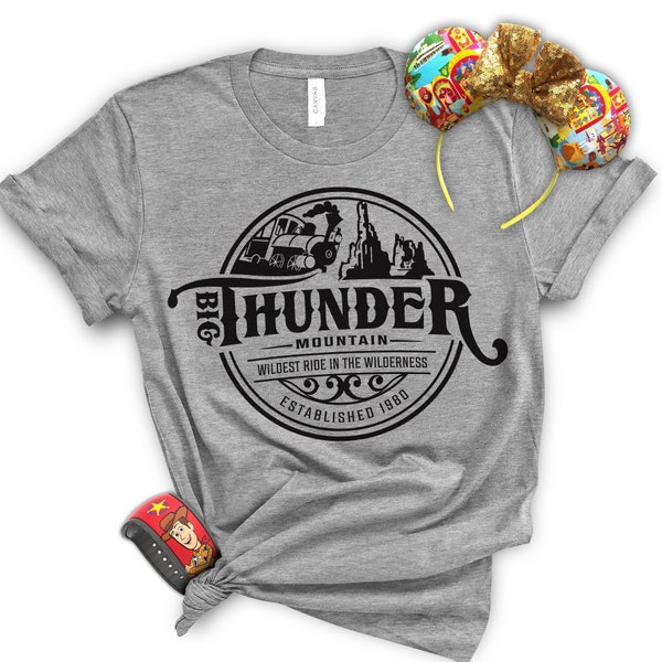 Big Thunder Mountain Shirt, Disney Shirt, Disney Mountains, Magic Kingdom Shirt, Disney Vacation, Mens Shirt, Big Thunder Mountain, Disney