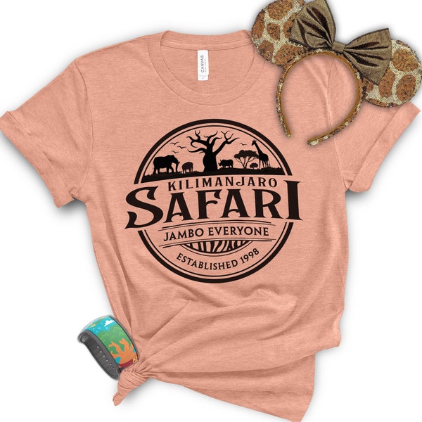 Kilimanjaro Safaris, Kilimanjaro Safari, Animal Kingdom Shirt, Jambo, Jambo Shirt, Disney Vacation Shirt, Disney Family Shirt, WDW, Animal