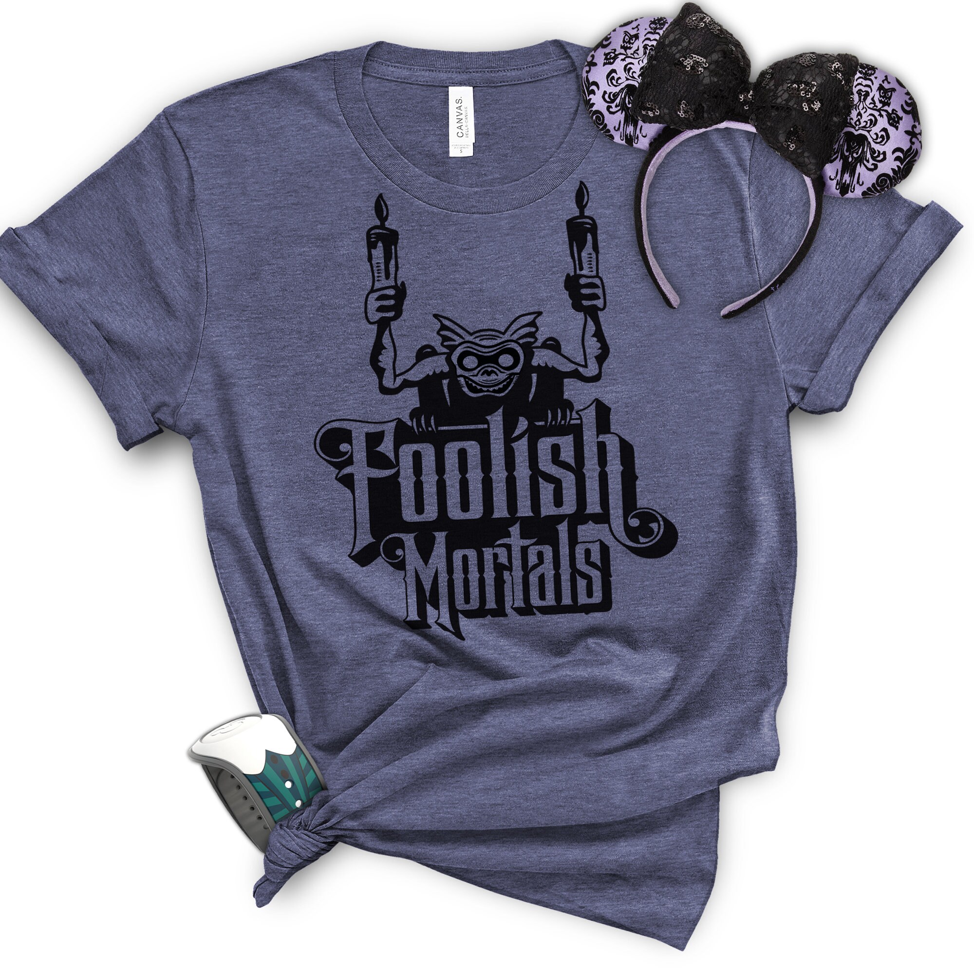 Disney Haunted Mansion Shirt Women and Family Foolish Mortal Haunted Mansion Disney Shirt Disney Shirt for Men Disney Vacation WDW Etsy