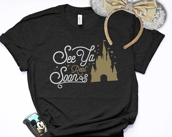 Chemise Disney Main Street USA pour homme et femme, chemise vacances Disney, chemise château Disney, chemise vacances en famille Disney, chemise Walt Disney