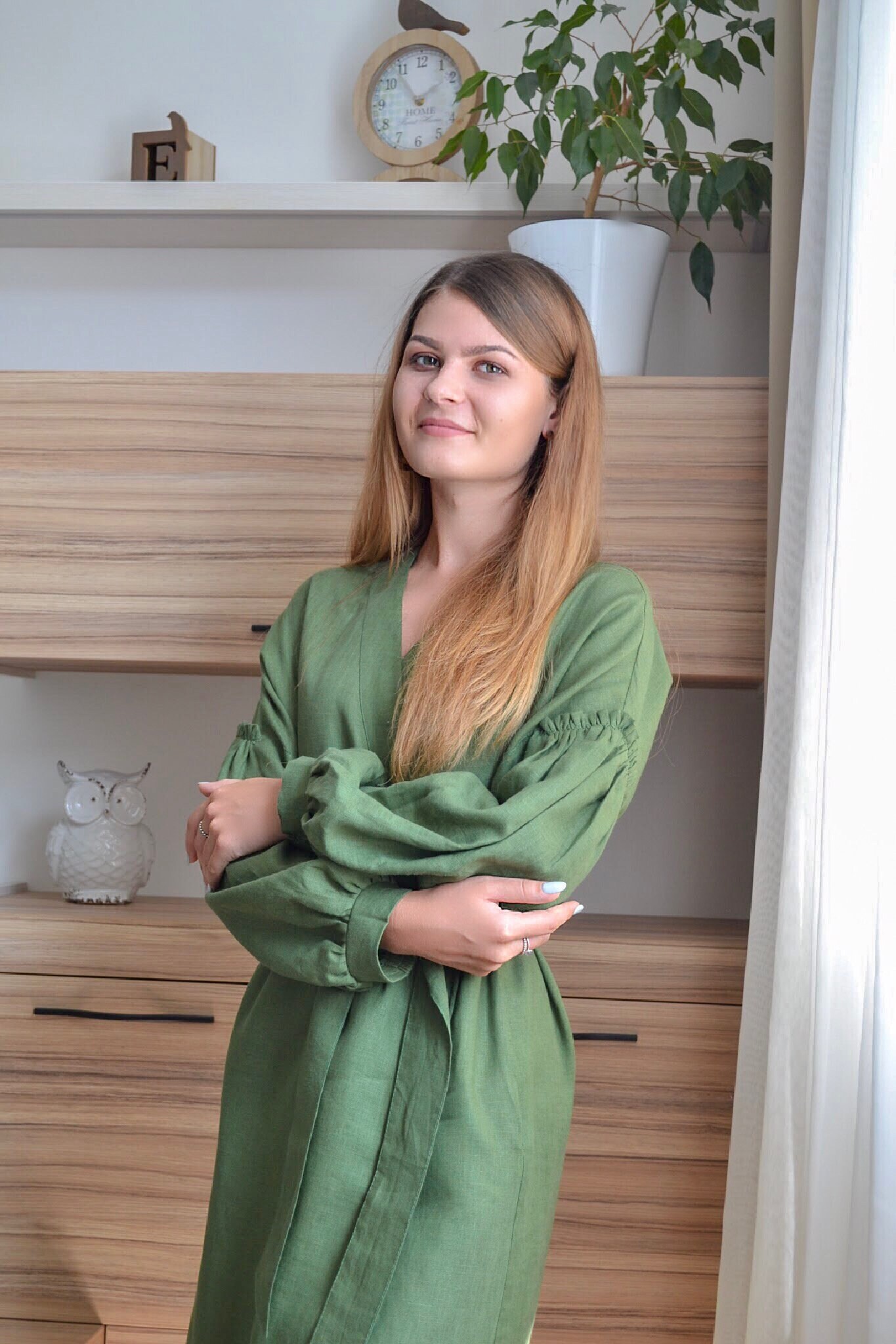 Olive Green WRAP DRESS Military Green Dress Women Wrap Dress Khaki Linen Apron Dress Knee Length Linen Dress Long Sleeve Dresses - Etsy Olive Green WRAP DRESS Military Green Dress Women Wrap Dress Khaki Linen Apron Dress Knee Length Linen Dress Long Sleeve Dresses - Etsy