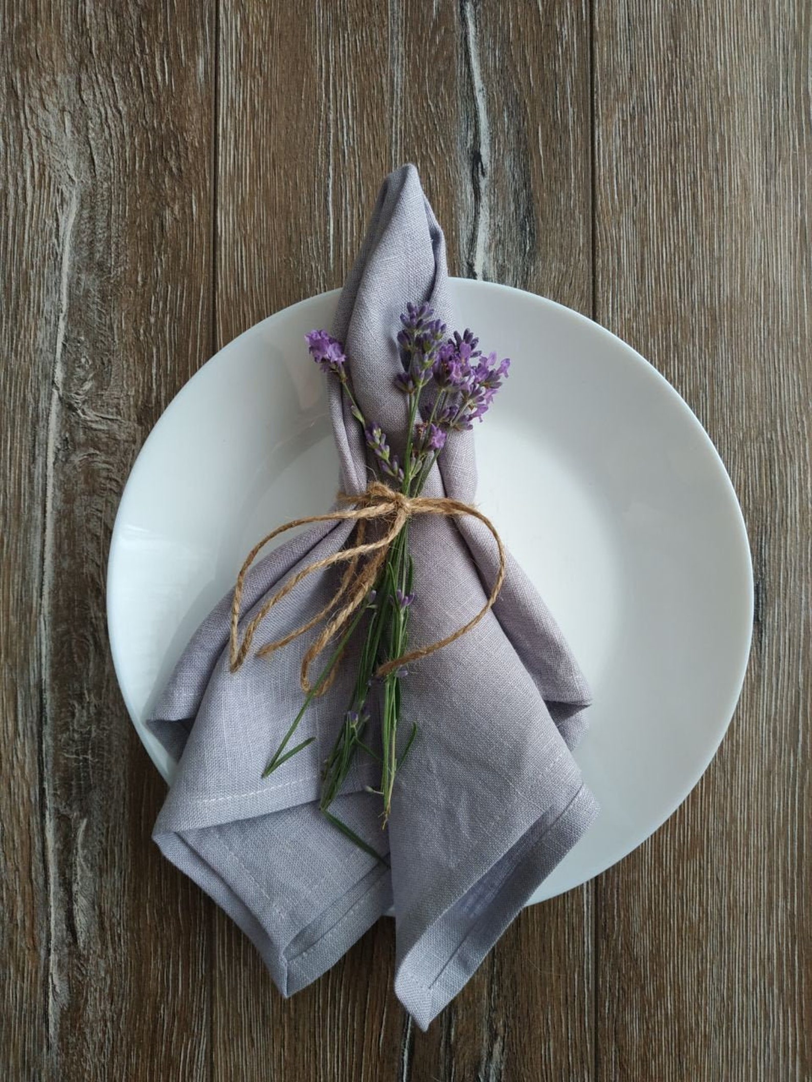 Lilac Linen napkins Napkins set Bulk Tableware Wedding decor Etsy