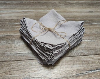 Lilac lavender Linen napkins Napkins set Bulk Tableware Wedding decor