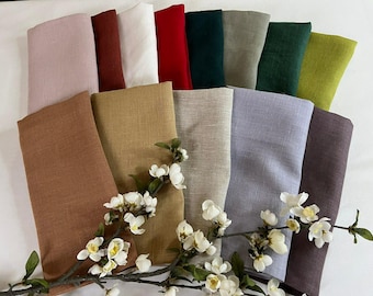 Pure Linen  Napkins( set of 2,4,6,8,10)- 20"x20" Bulk Tableware Rustic Wedding decor /100% Natural linen Valentine's Day napkins
