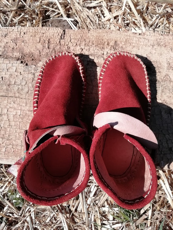 MOCCASINS Size 38 Native Americans Shoes Ethno Shoes - Etsy