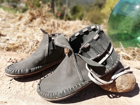 MOCCASINS taglia 38 scarpe per nativi americani scarpe | Etsy Italia