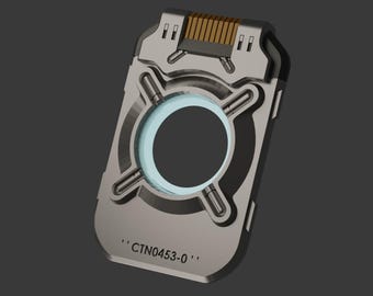 Halo Inspired Cortana AI Data Chip STL Files for 3D Printing