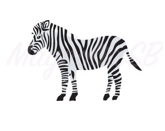 Zebra Svg Etsy