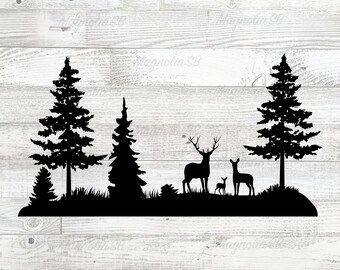 Free Free 321 Deer Family Svg SVG PNG EPS DXF File