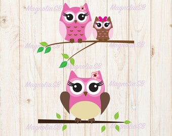 Download Owl Mom Svg Etsy