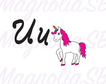 Free Free Unicorn Alphabet Svg 81 SVG PNG EPS DXF File