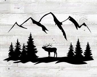 Free Free 68 Elk Mountain Svg SVG PNG EPS DXF File