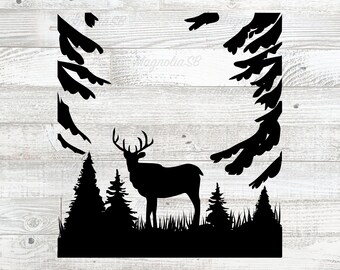 Free Free 134 Deer Mountain Silhouette Svg SVG PNG EPS DXF File