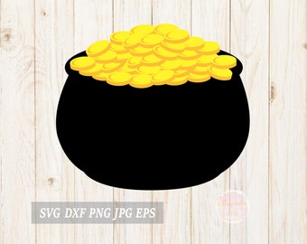Download Pot Of Gold Svg Etsy