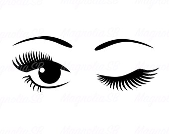 Download Winking Svg Etsy