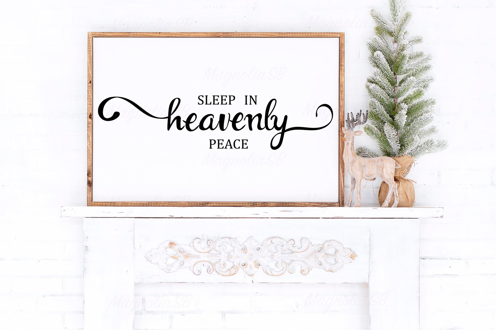 Sleep In Heavenly Peace SVG dxf Christmas PNG Winter SVG | Etsy