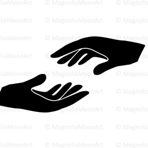 Helfende Hände SVG, DXF, Helfende Hand Clipart, Schneiden, Vektor, Unterstützung, Hilfe, Fürsorge, Teamwork, Helfende Hände Form, Helfende Hände Silhouette