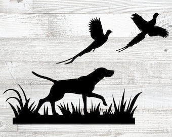 Hunting dog svg, Pheasant Hunting Dog svg, hunting svg, cut file for cricut, PNG, jpg, eps, shirt design, hunting season svg, bird hunting
