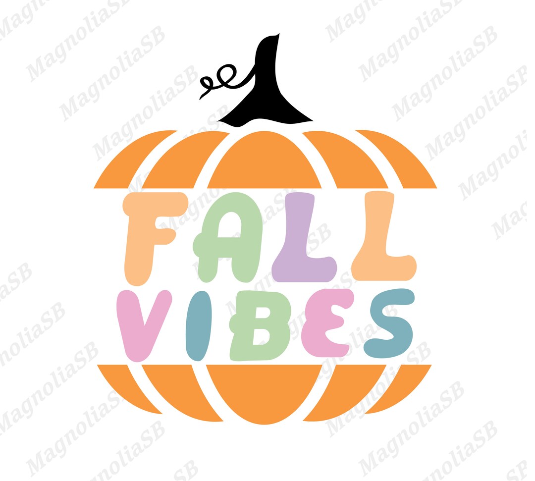 Fall Vibes Pumpkin Svg Fall Vibes Svg Pumpkin Svg Cut File - Etsy