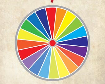 Wheel of Fortune SVG: Game Board Spinner Clip Art (Digital Download)