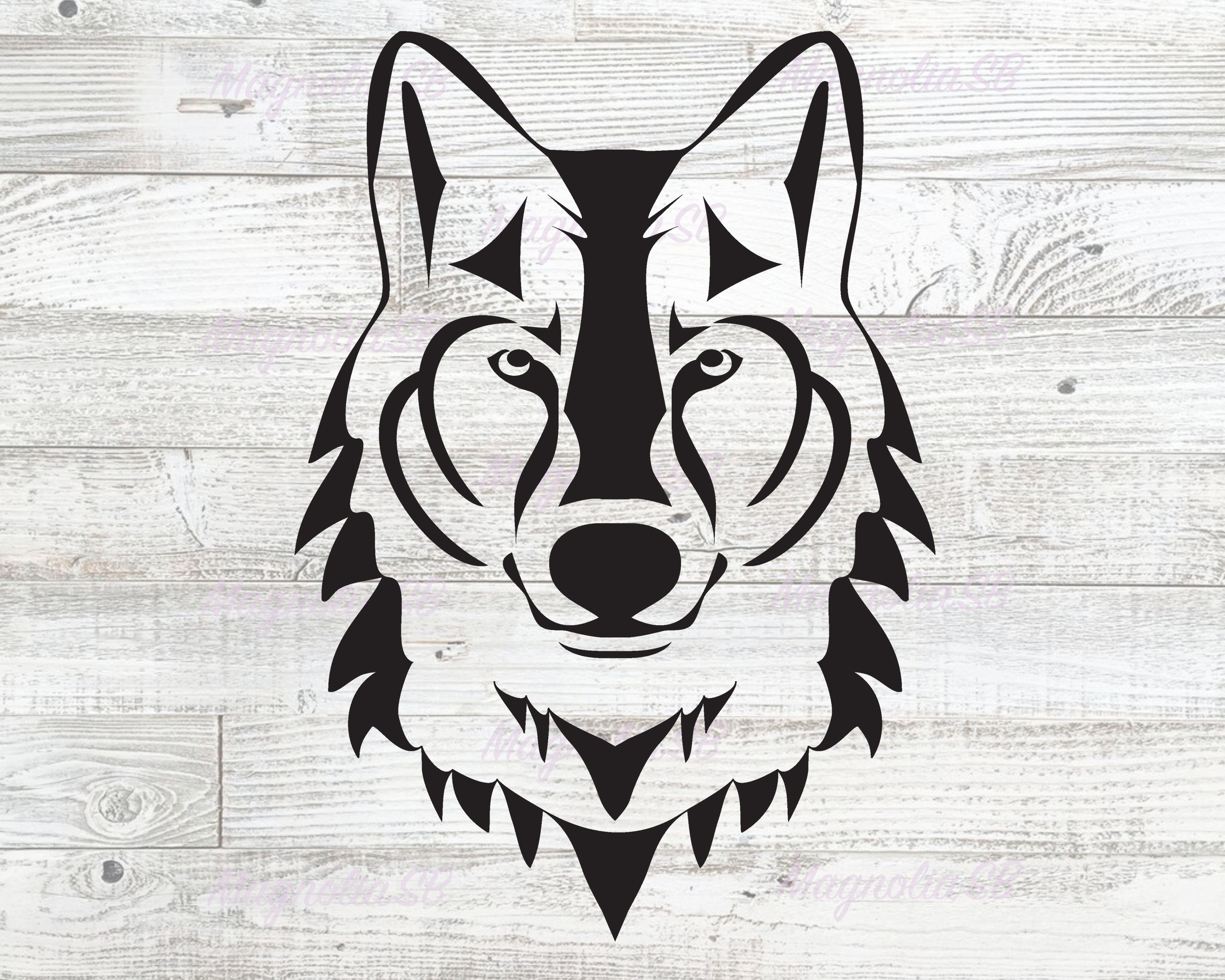 Download Wolf Head Silhouette Svg Wolf Dxf Wolf Silhouette Clipart Etsy
