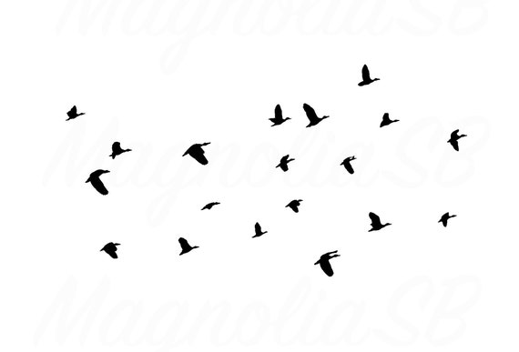 Download Birds Flying Svg Birds Dxf Birds Clipart Nature Birds Etsy