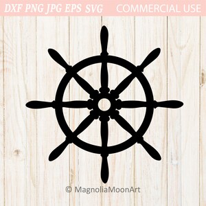Ship Wheel SVG: Nautical Vector Clip Art (Digital Download)