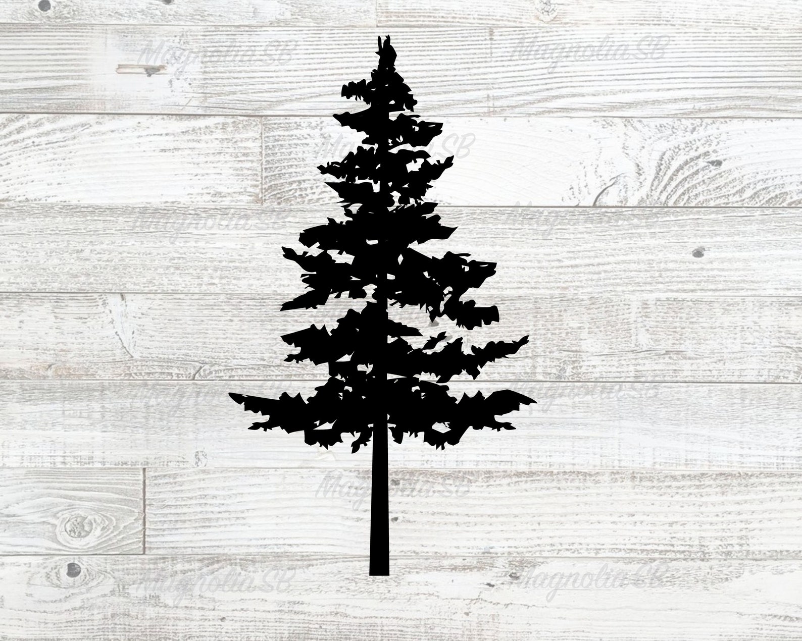 Pine Tree Svg Dxf Tree Clip Art Cut File For Cricut E - vrogue.co