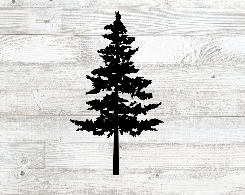 Pine Tree SVG DXF Tree Clip Art Cut File for Cricut - Etsy