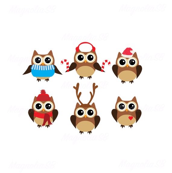 Download Owls Bundle Svg Owls Dxf Funny Owls Clipart Cutting Etsy