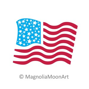 American National Flag svg, Stars and Stripes svg, America svg, USA svg, cut file for cricut, PNG, jpg, dxf, flag silhouette