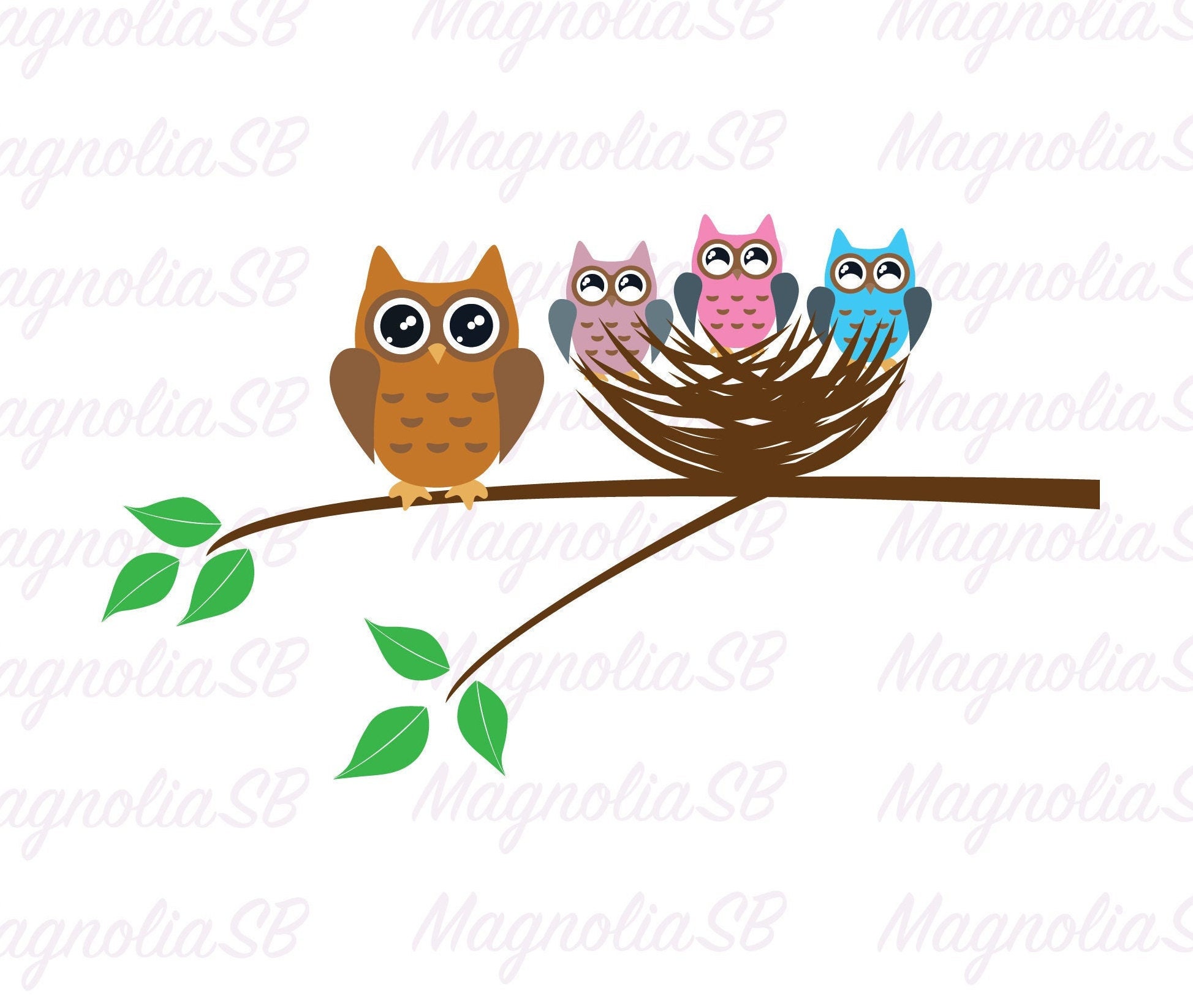 Download Owl Mother svg Owl Family svg mom and kids svg mother's | Etsy