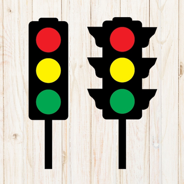 Traffic Lights SVG, cut file for cricut, Stop Light, shirt design, PNG, dxf, jpg, Road, Rules, vector, Traffic Light shape, silhouette