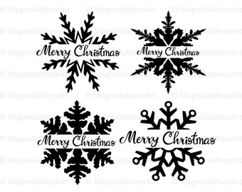 Snowflakes Bundle svg, Snowflake svg, cut file for cricut, Winter svg, DXF, Merry Christmas, Christmas svg, cut file, Snowflake silhouette