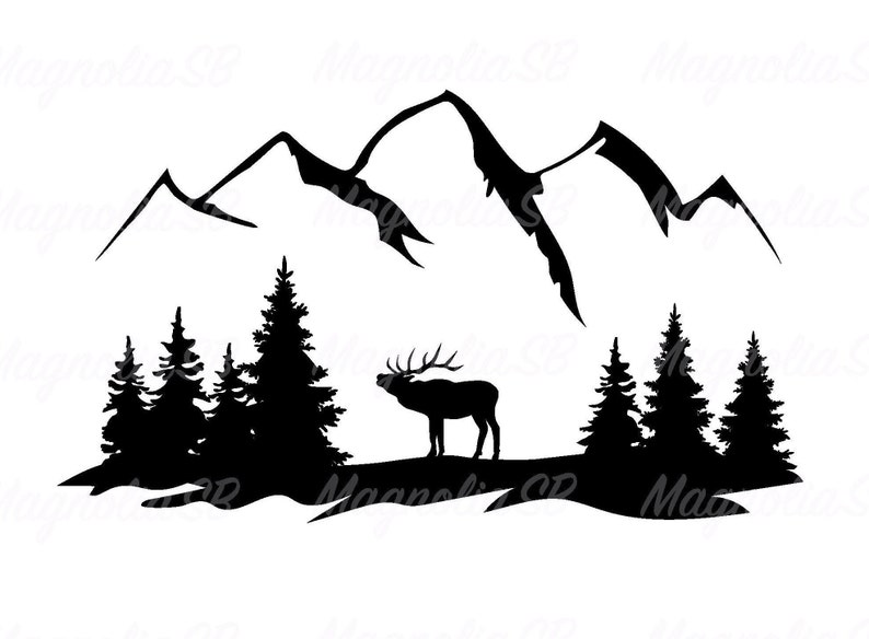 Free Free 331 Elk Mountain Svg SVG PNG EPS DXF File
