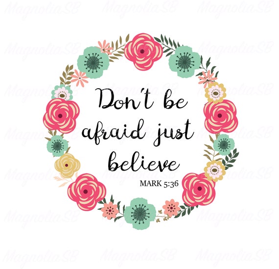 Don't Be Afraid Only Believe {Card} Don't Be Afraid Only Believe {Card}