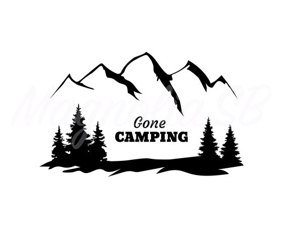Download Gone Camping Svg Gone Camping Dxf Clipart Camping File Etsy