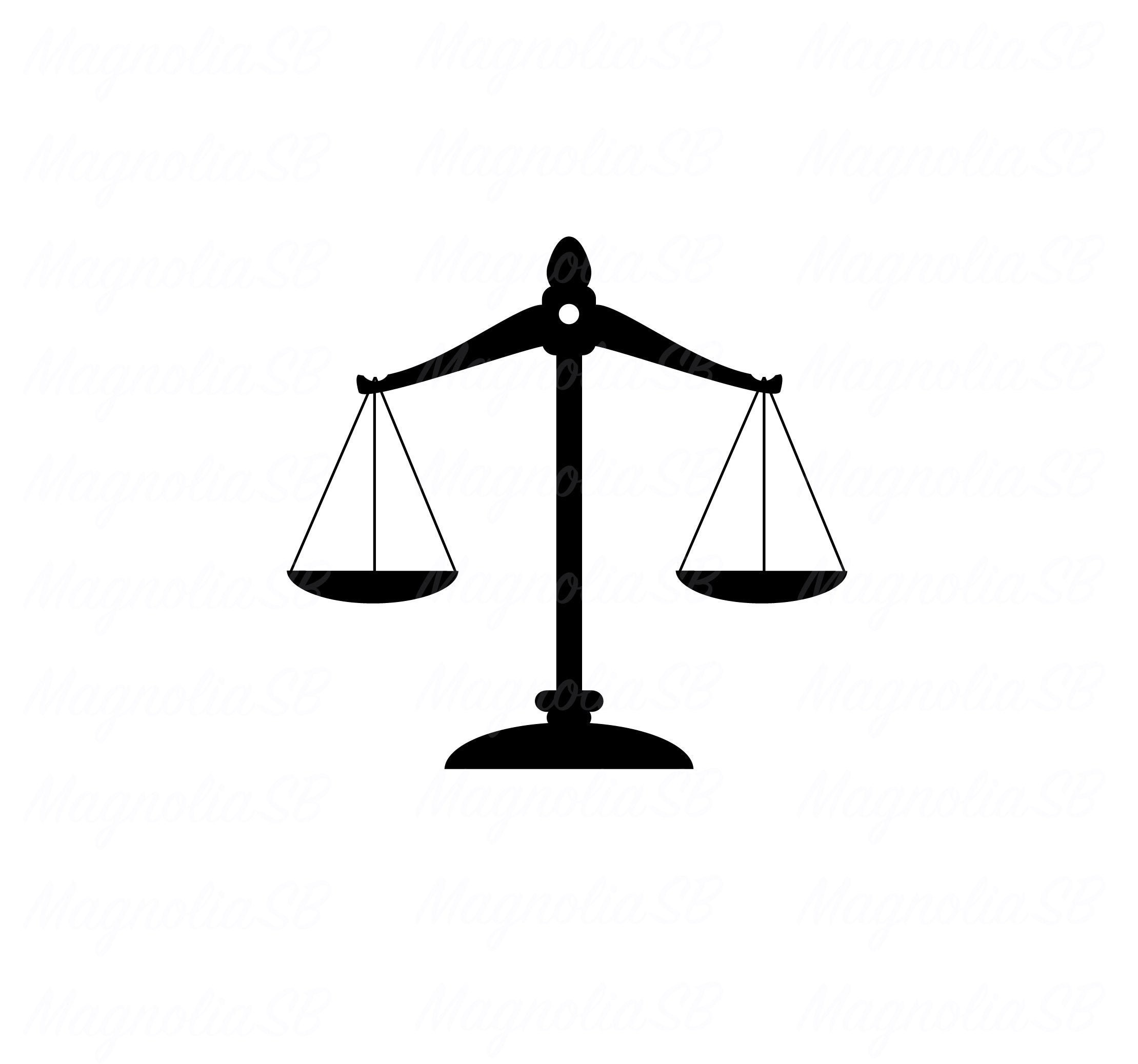 Justice Scales Clipart