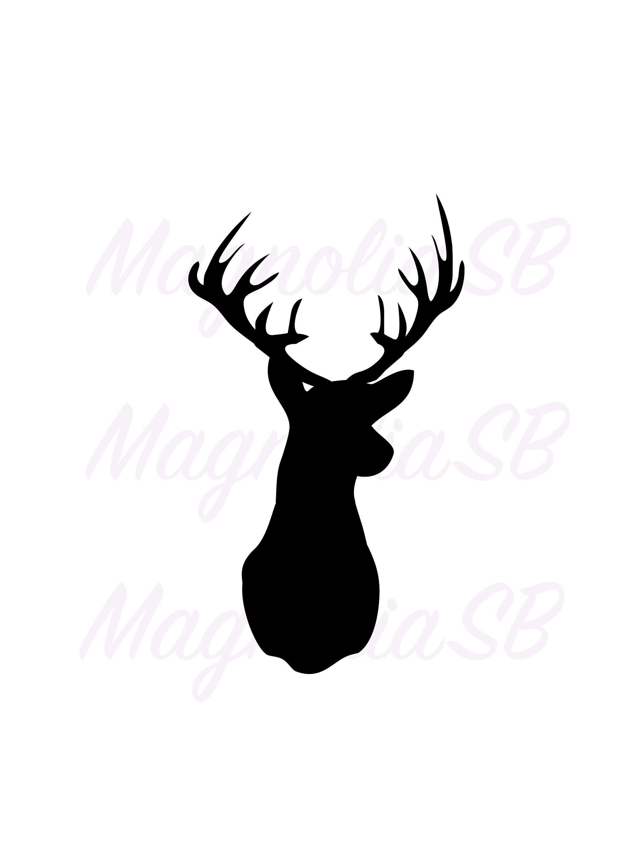 Deer Head SVG DXF Deer Clipart cutting Animal svg vector | Etsy
