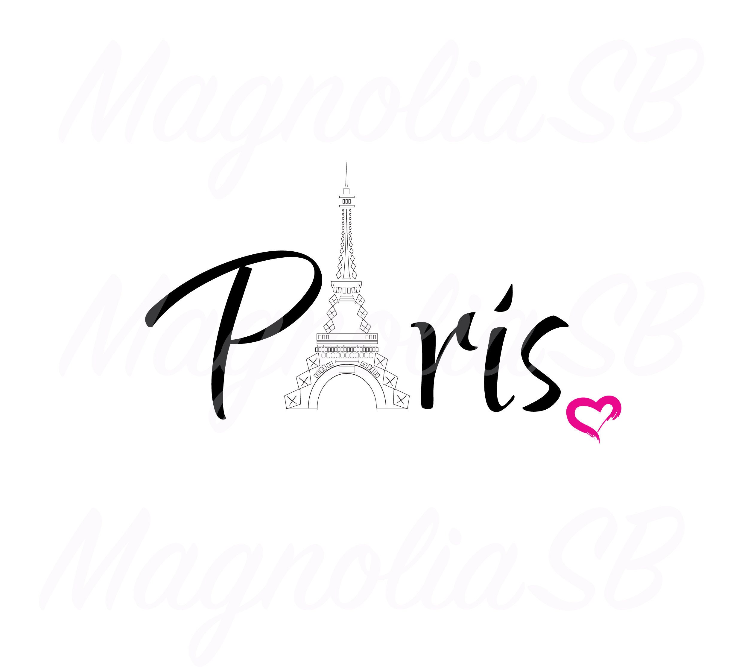Download Paris Eiffel Tower Svg Paris Dxf Paris Clipart Cutting Etsy