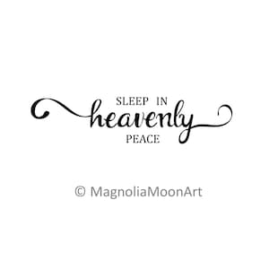 Dormi nella pace celeste SVG, Natale svg, Inverno SVG, Segno di Natale Svg, Testo di Silent Night Svg, PNG, File di taglio per Cricut, Design per magliette