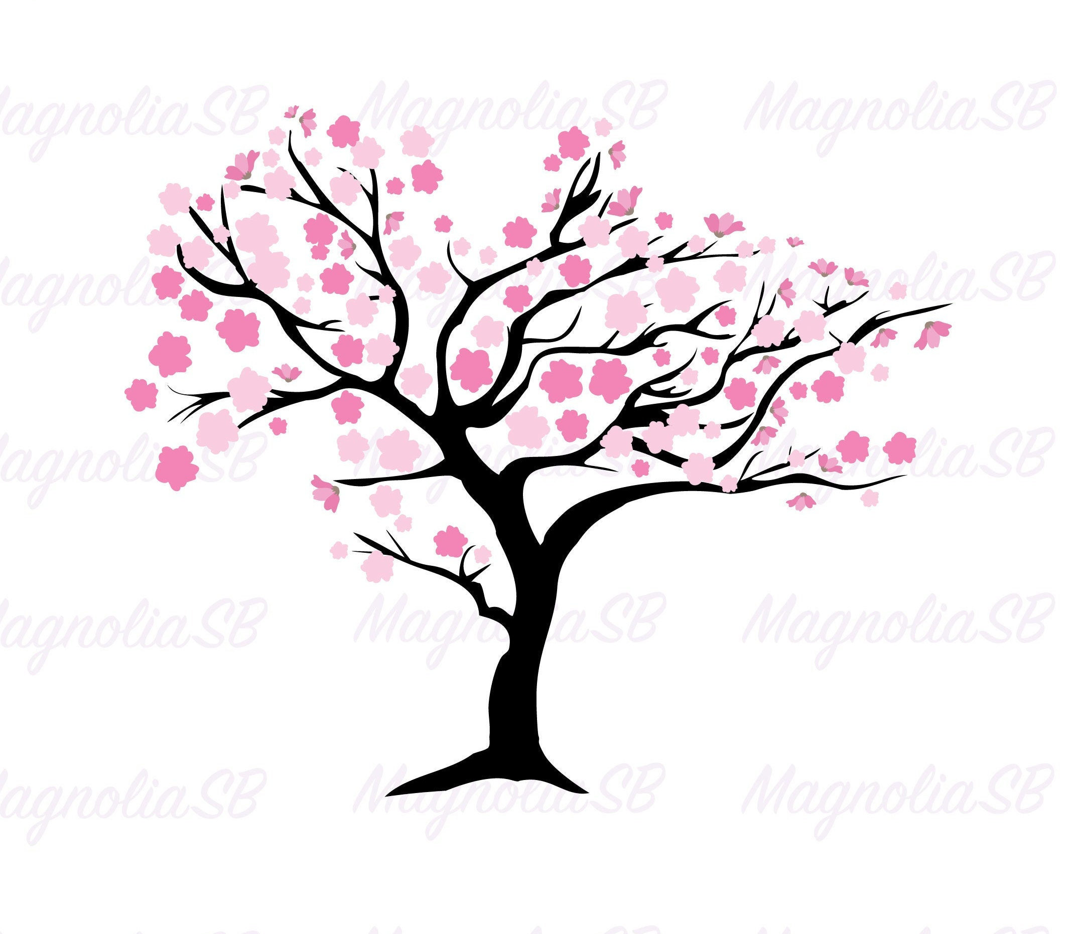 Cherry Blossom Svg For Cricut