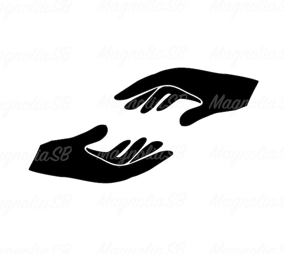 Helping Hands Vector Clipart Free