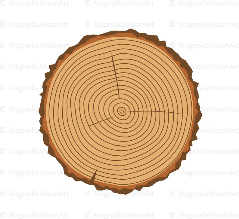 Tree Rings SVG: Forest Silhouette Cut File (digital Download) - Etsy